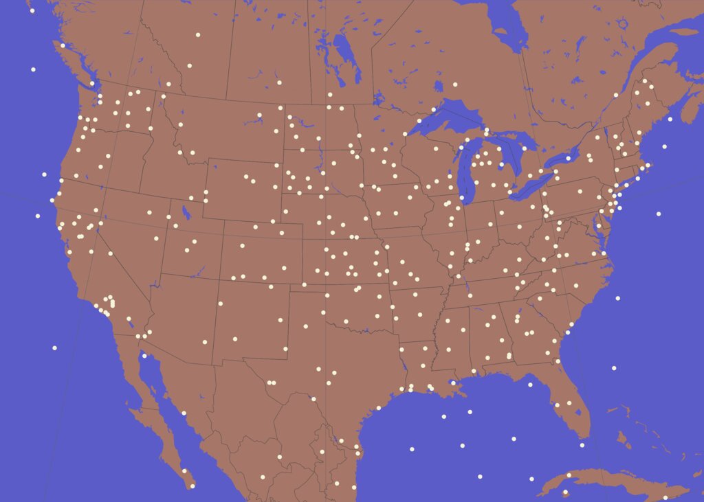 Bufkit Map