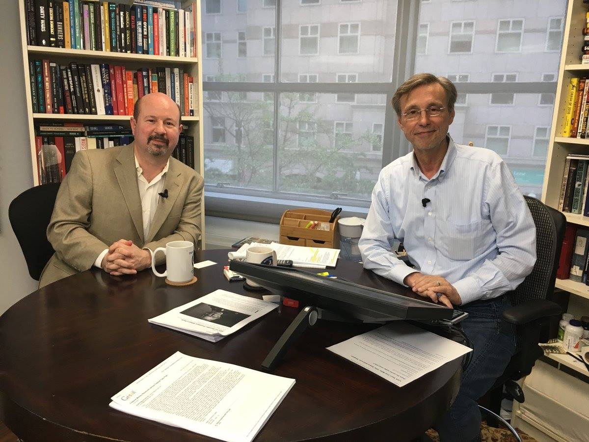 Michael Mann in the studio with Thom Hartmann