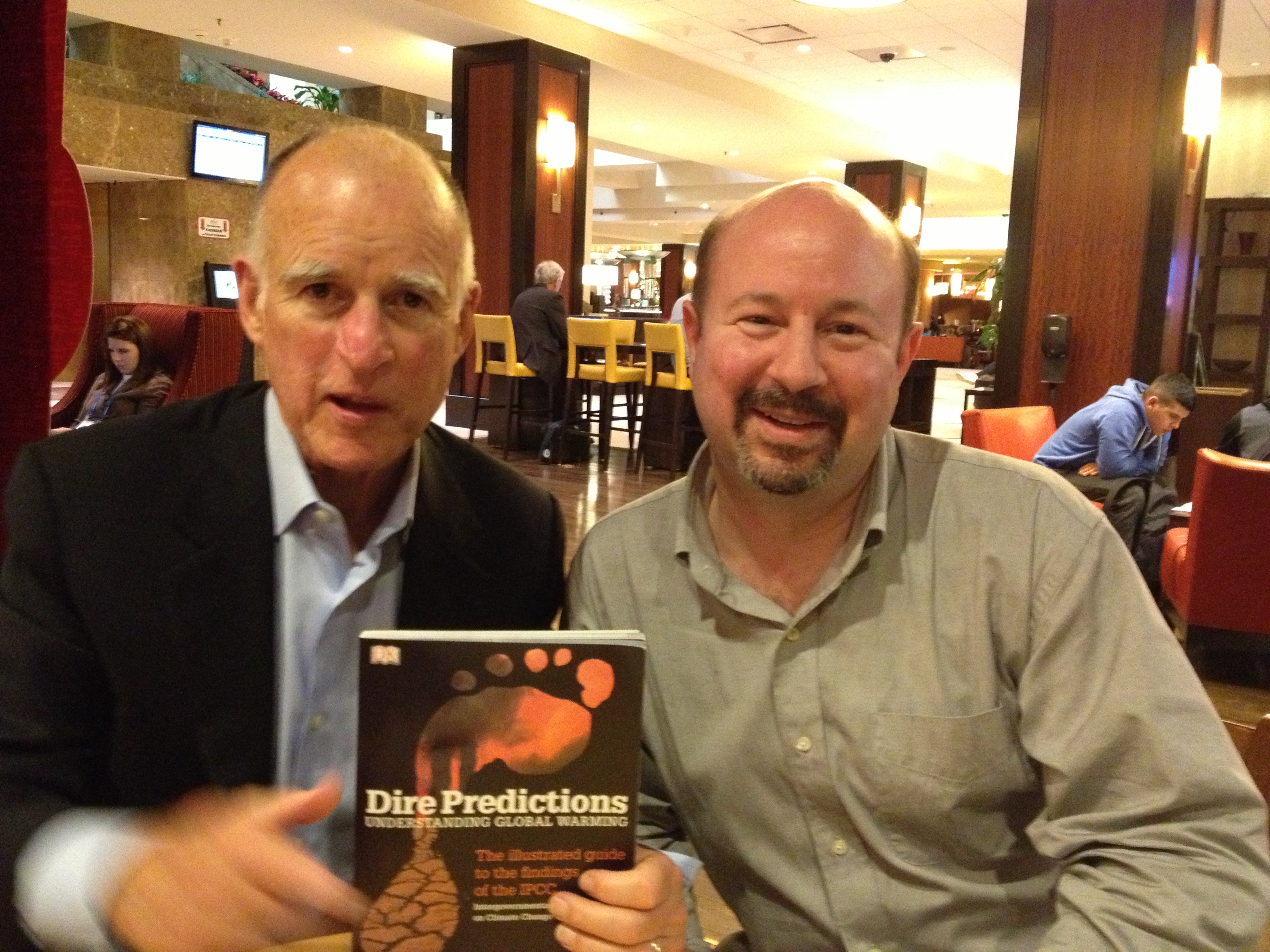 Gov. Jerry Brown and Michael Mann Dec 2012