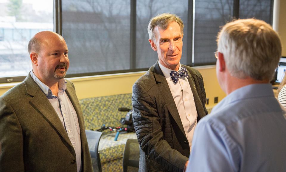 Talking about climate change with Bill Nye!