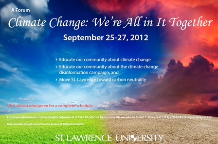 Climate Change Forum Poster